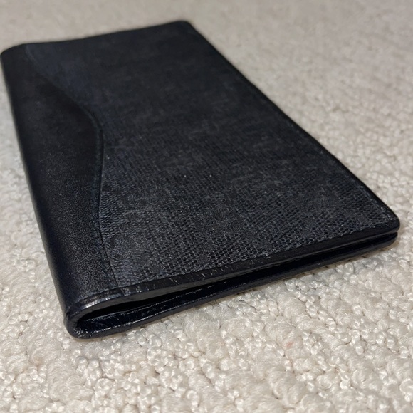 Gucci Black GG Black Canvas Long Bifold Wallet - Picture 7 of 13